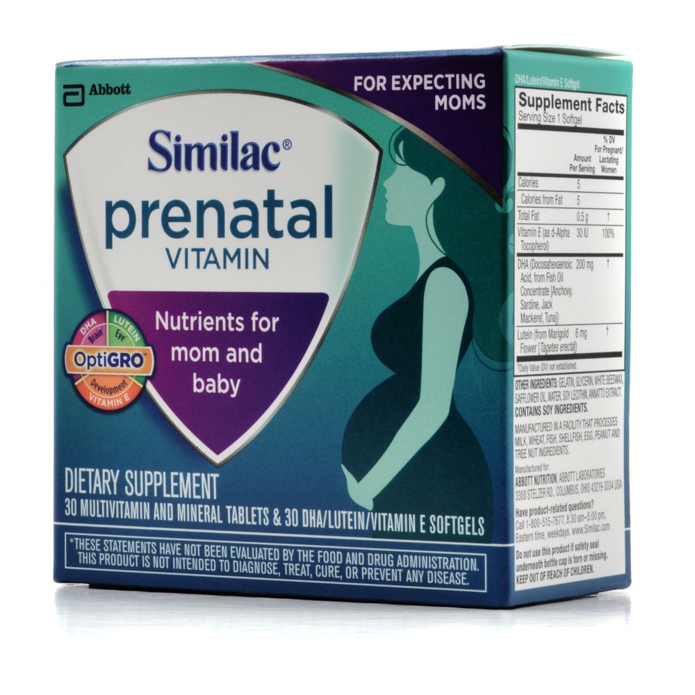 Similac Prenatal Review Prenatal Tablets Labdoor