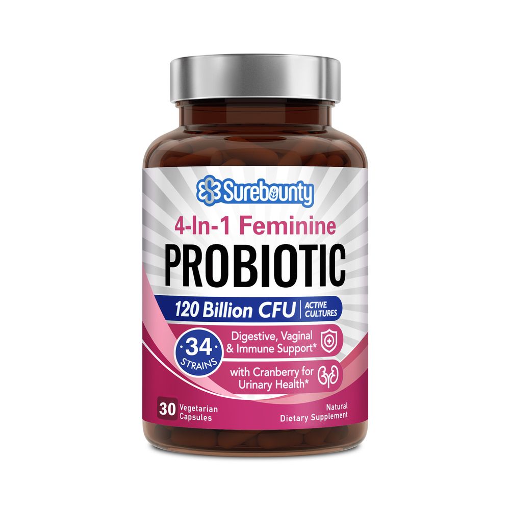 Surebounty Women's Probiotic's 120 Billion - Labdoor