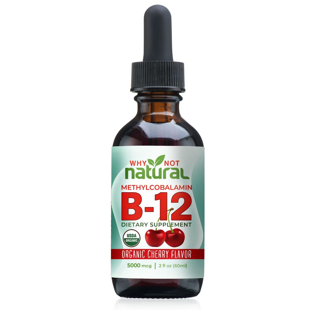 Why Not Natural Organic Vitamin B12 Liquid Drops Labdoor