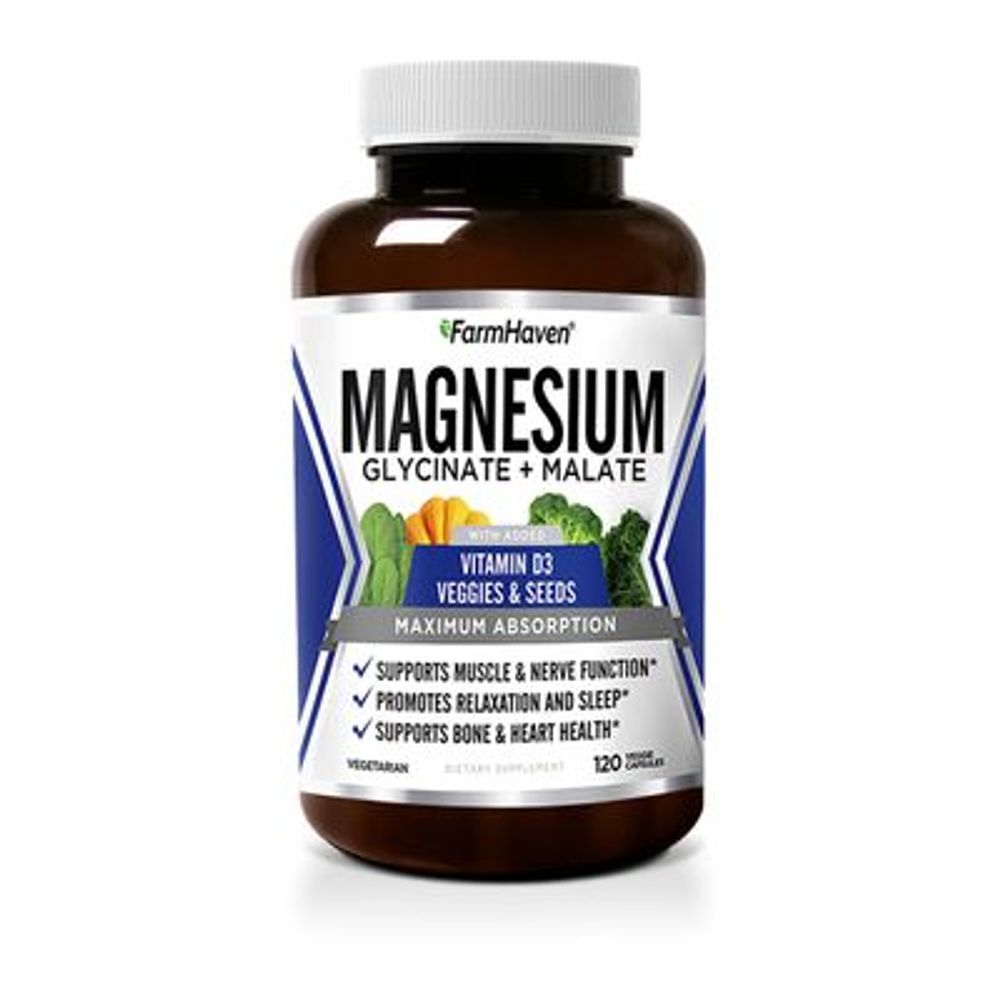 FarmHaven Magnesium Glycinate & Malate Complex With Vitamin D Labdoor
